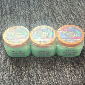 Tree Hut Aurora Nights Shea Sugar Scrub Set of 3 NEW